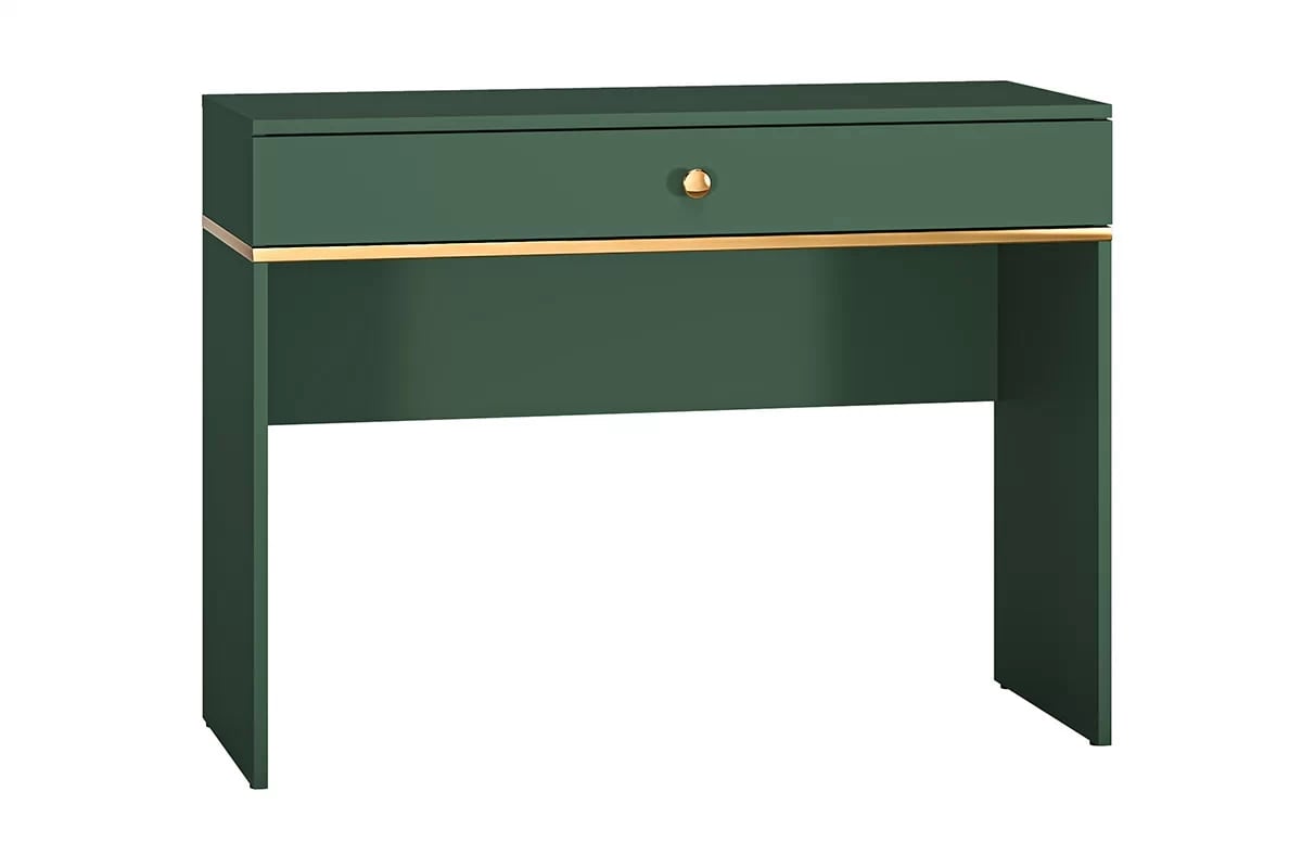 Toaletný stolík Euras 09 so zásuvkou - labrador zelená Toaletný Stôlík do  spálňa 
