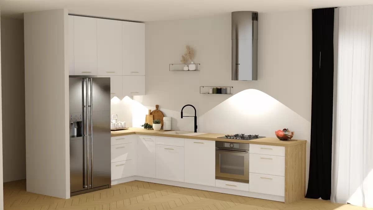 Projekt kuchyně - Nábytek Bogart Projekt kuchni - Nábytek Bogart