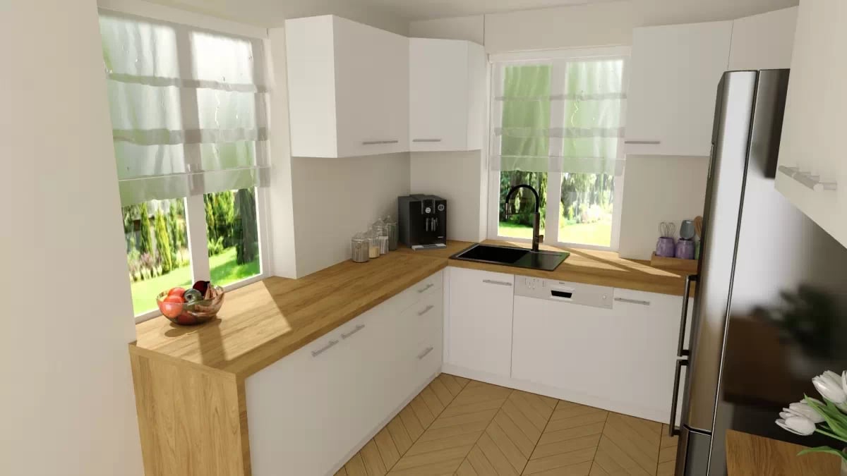 Projekt kuchyně - Nábytek Bogart Projekt kuchni - Nábytek Bogart