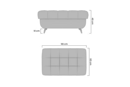 Taburet Elarias - hnedá ľahkočistiaca látka Zoya 05 Taburet Elarias - Hnedá dzianina ľahkočistiaca Zoya 05