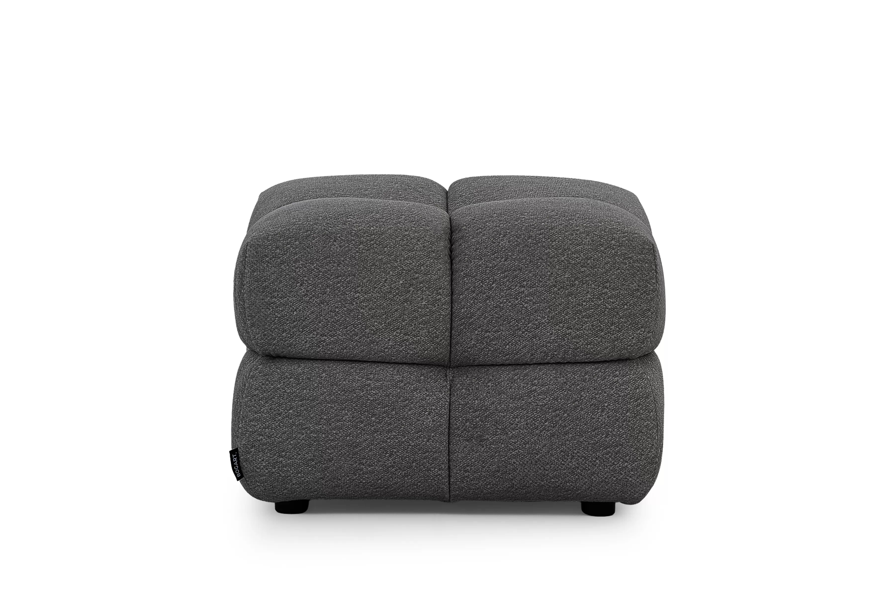 Taburet Magnelio Prestige Mini - grafitová Leo 16 Taburet Magnelio Prestige Mini - grafitová potahová látka snadno čistitelný Leo 16 