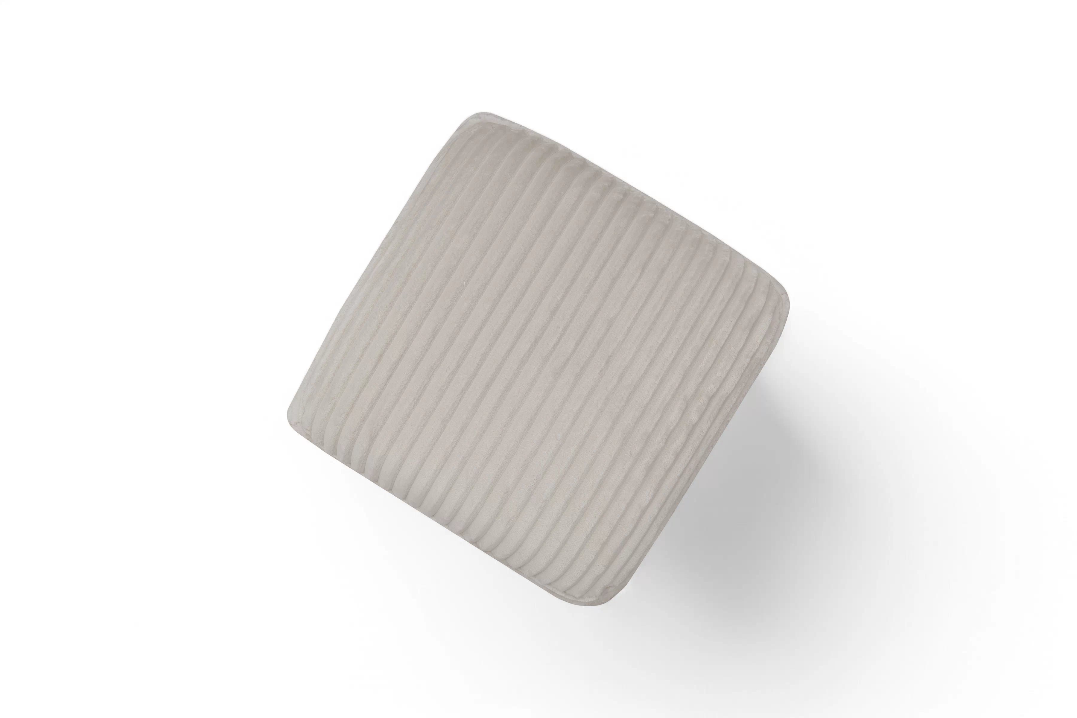 Taburet Lotulis - krémová Tilia 03 Taburet čalouněná Lotulis - Krémový plusz Tilia 03