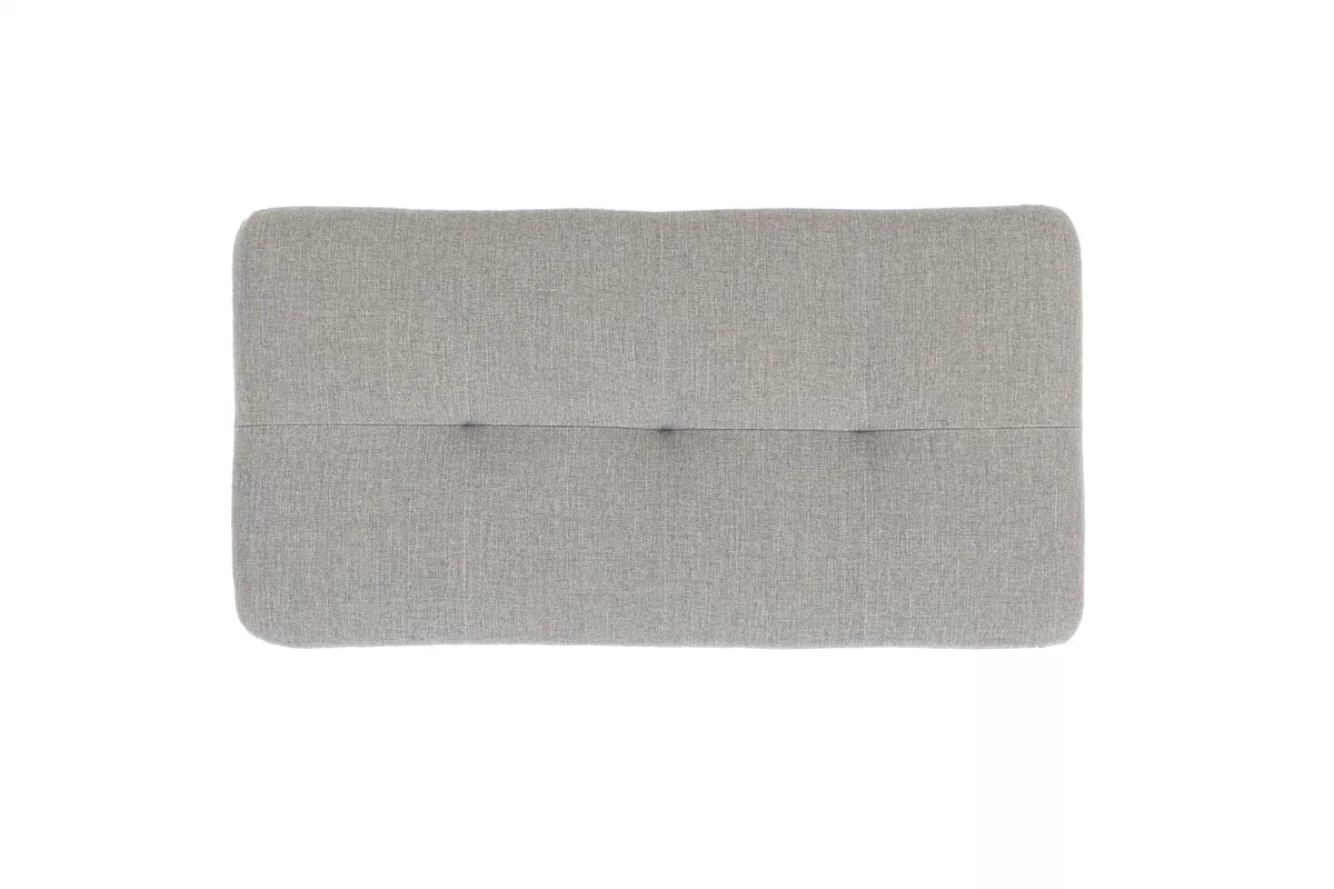 Taburetka Palermo - sivá / čierna pletenina Inari 91 / 95 Taburet s prešívaním 