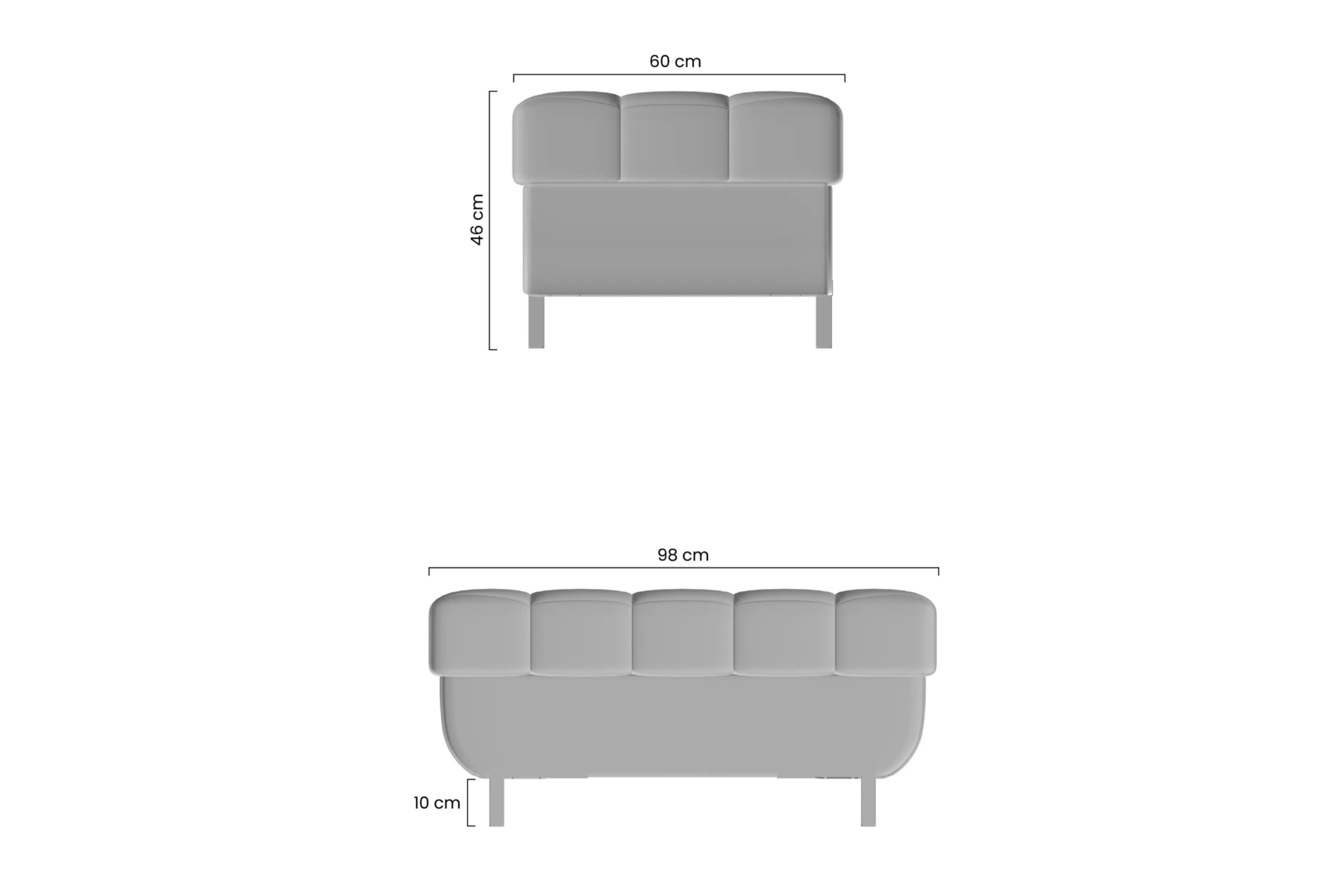 Čalouněný taburet Tyrion Taburet Tyrion čalouněná 