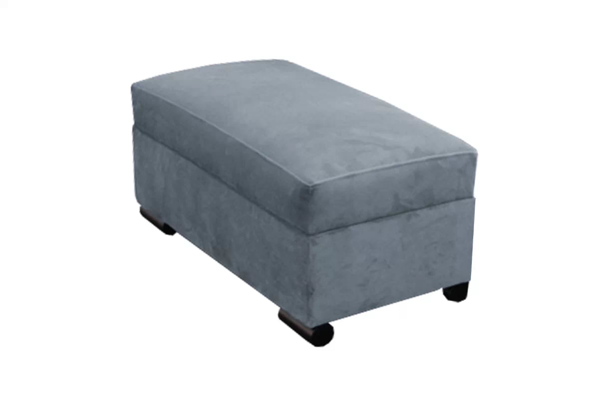 Taburet do obývacej izby Tokio Donna 17 - Koncovka Série  modrá šedá Taburet . 