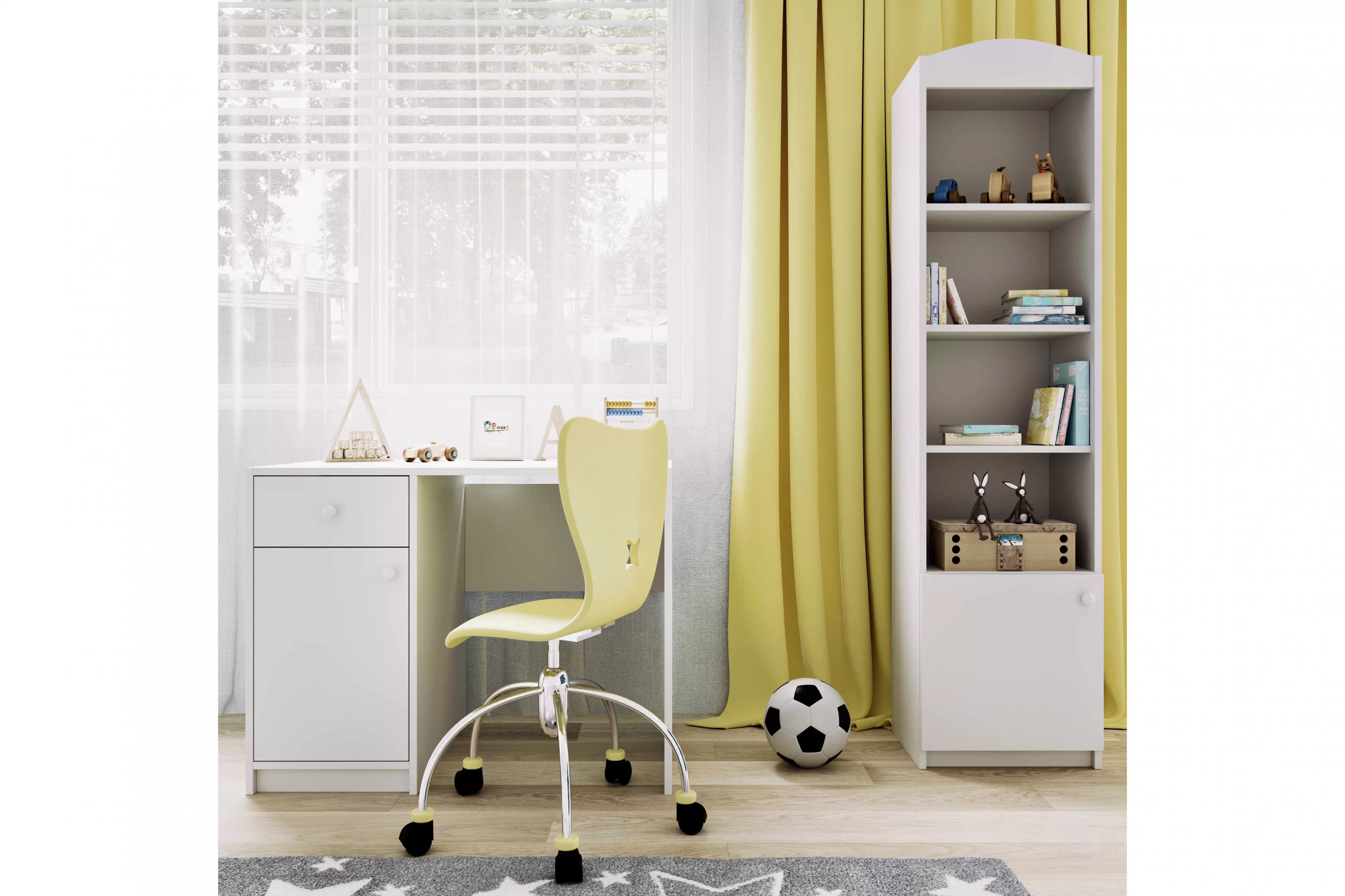 Detský regál Bonzo 46 cm - biela Regál Detský Bonzo 46 cm - Biely