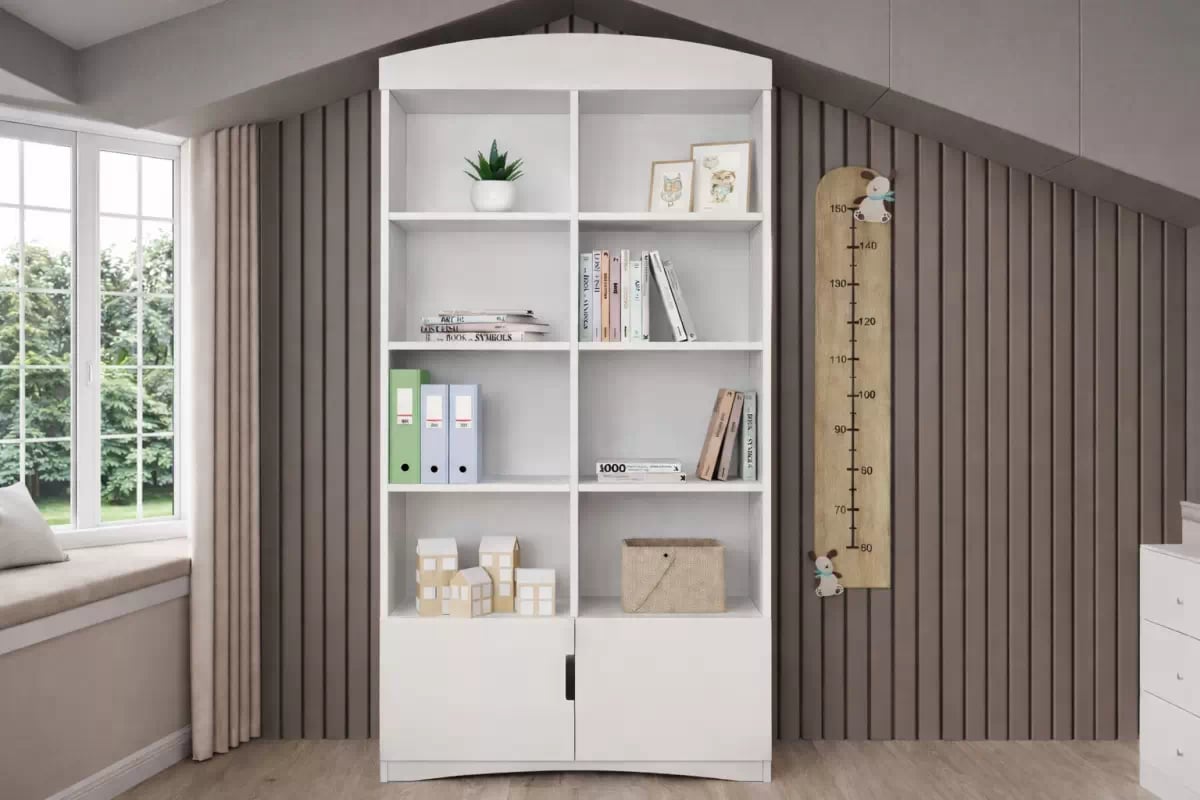 Detský regál Guli 90 cm - biely Regál Detský Guli 90 cm - Biely