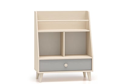 Detský regál Marla 72 cm - púštny piesok / sivý palladium