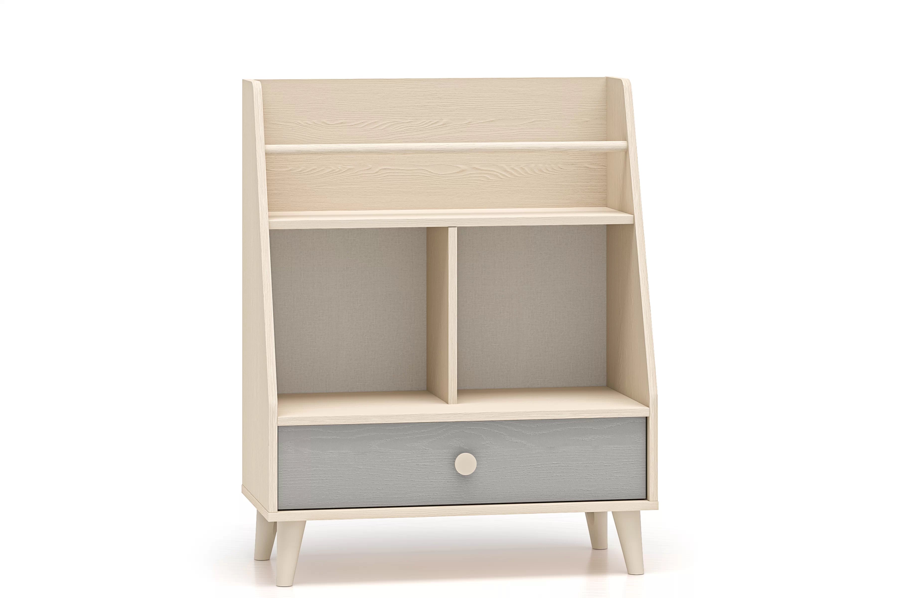 Dětský regál Marla 72 cm - pouštní písek / šedý palladium Regál dětský Marla 72 cm - piasek pustyni / šedá pallad