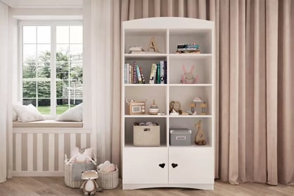 Detský regál Pateri 90 cm - biela Regál Detský Pateri 90 cm - Biely