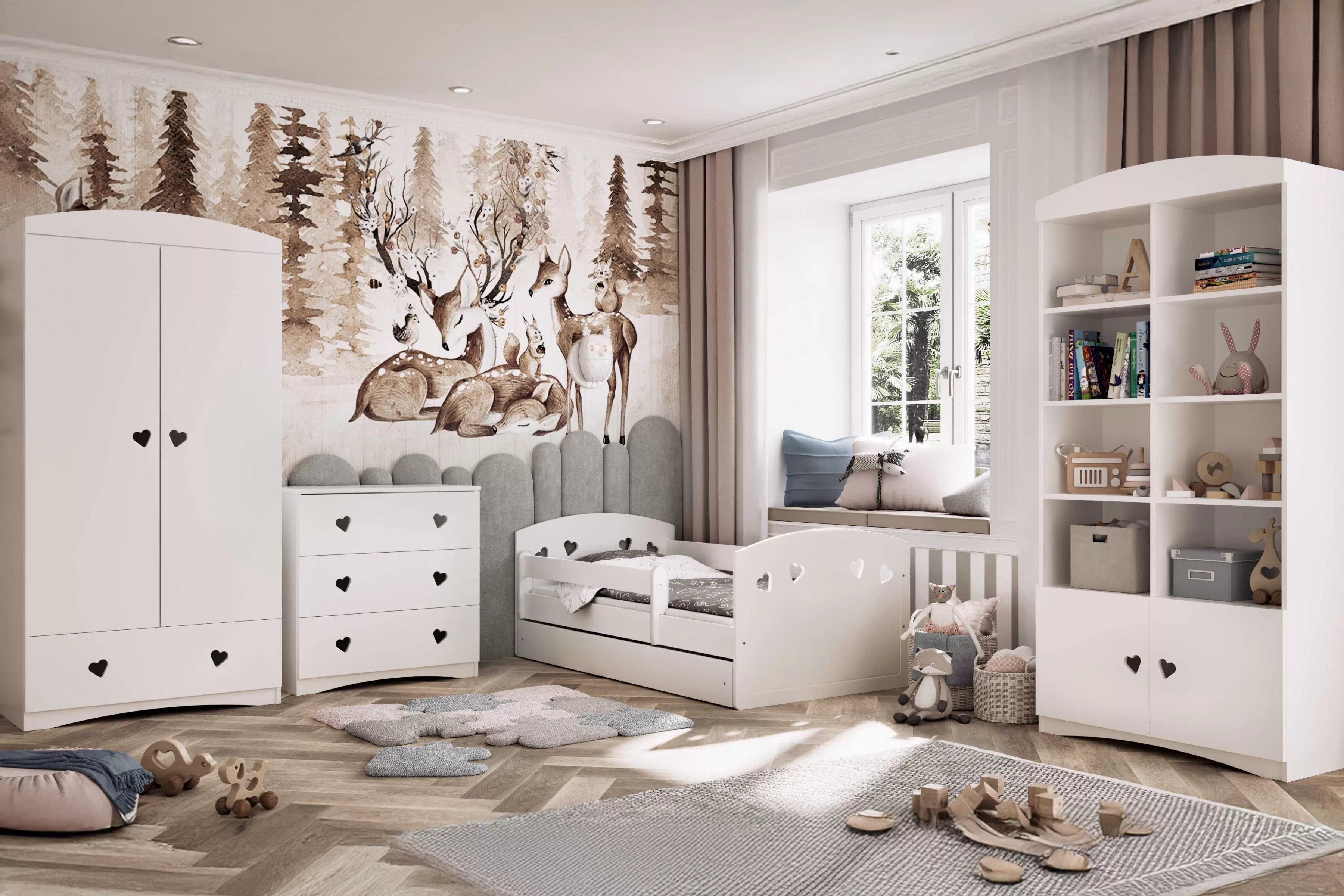 Dětský regál Pateri 90 cm - bílá Regál dětský Pateri 90 cm - bílá