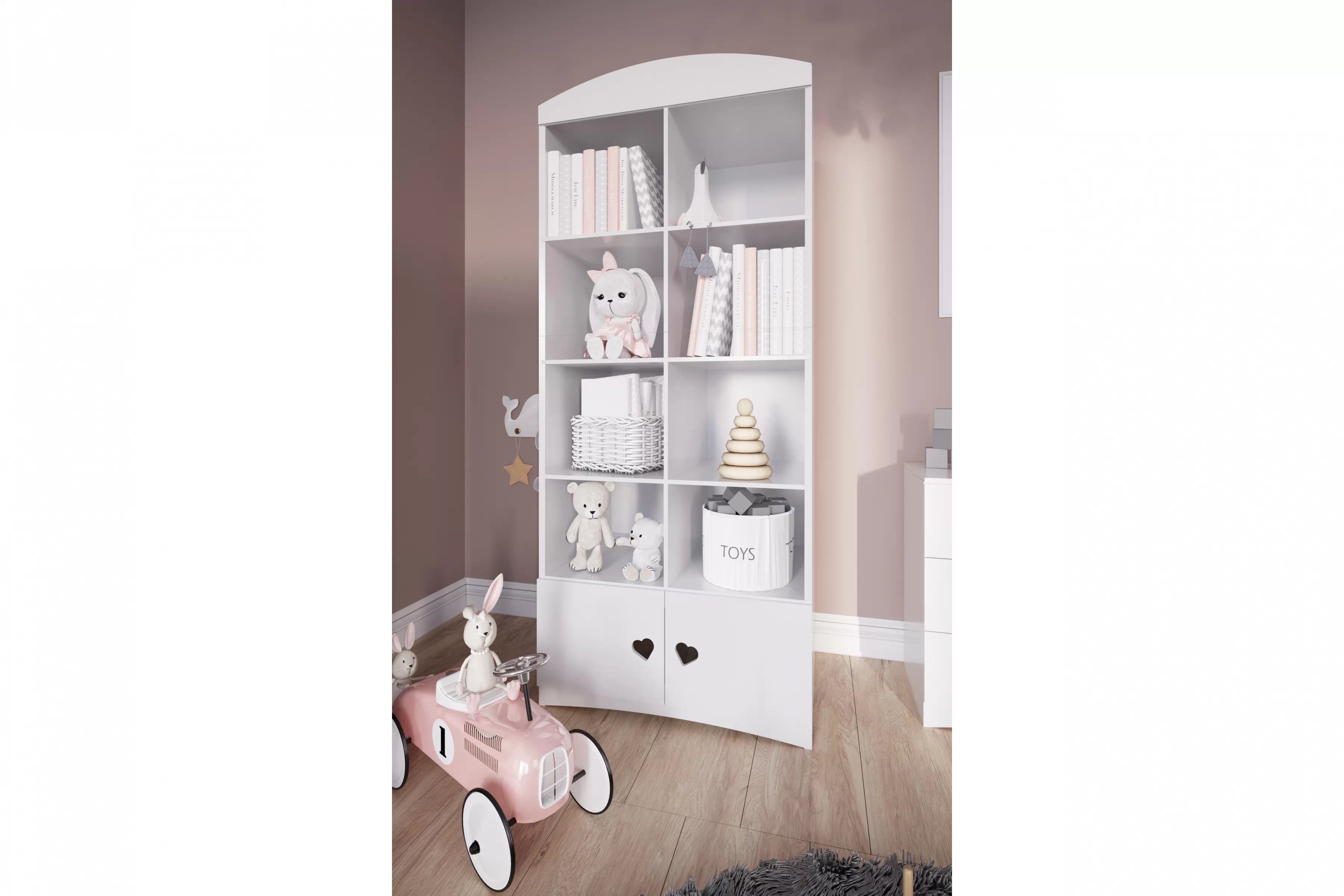 Dětský regál Pateri 90 cm - bílá Regál dětský Pateri 90 cm - bílá