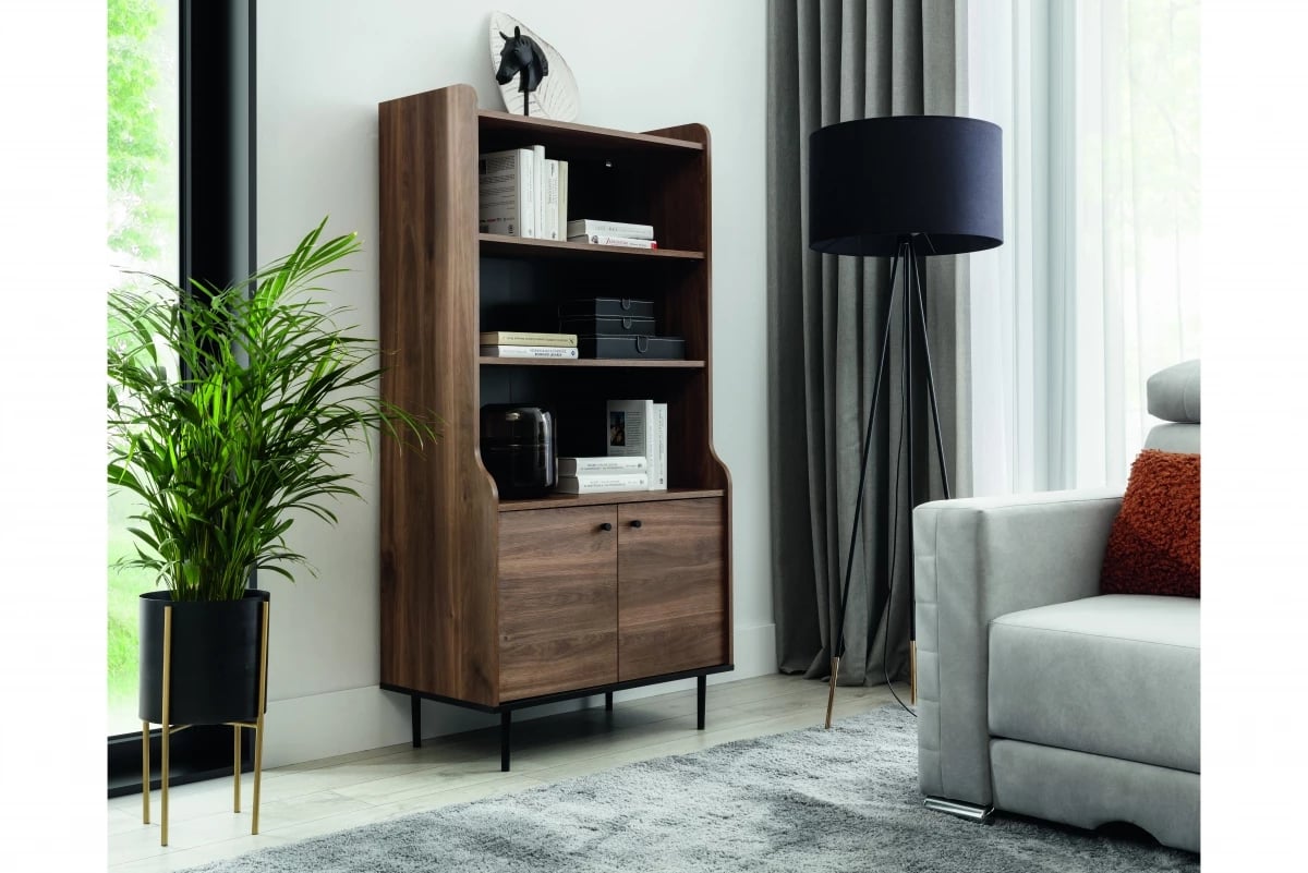 Regál Kastelio - brandy castello Regál na czarnych nogach