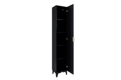 Koupelnový regál Laura 35 cm - černá Regál lazienkowy Laura 35 cm - černá onyx / černá - piramidki