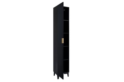 Koupelnový regál Laura 35 cm - černá Regál lazienkowy Laura 35 cm - černá onyx / černá - piramidki
