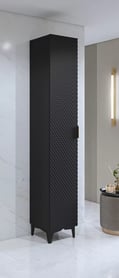 Koupelnový regál Laura 35 cm - černá Regál lazienkowy Laura 35 cm - černá onyx / černá - piramidki