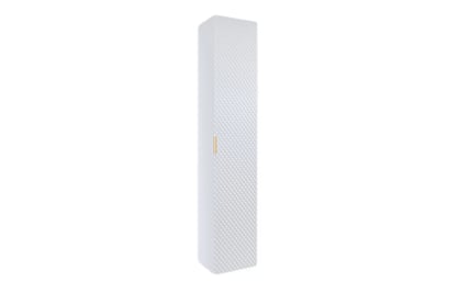 Závěsný koupelnový regál Laura 35 cm - bílá / bílý pyramidický mat Regál lazienkowy Laura 35 cm wiszacy - bílá / bílá mat piramidki