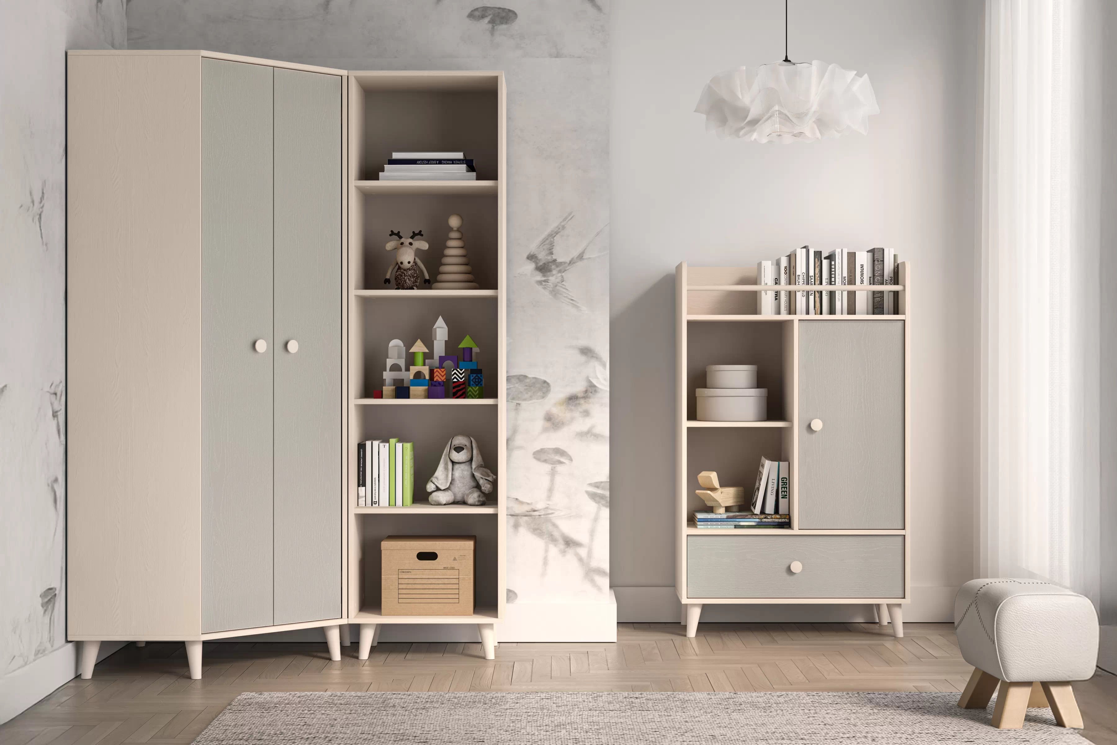 Dětský regál Marla 50 cm - pouštní písek Regál Marla 50 cm - piasek pustyni