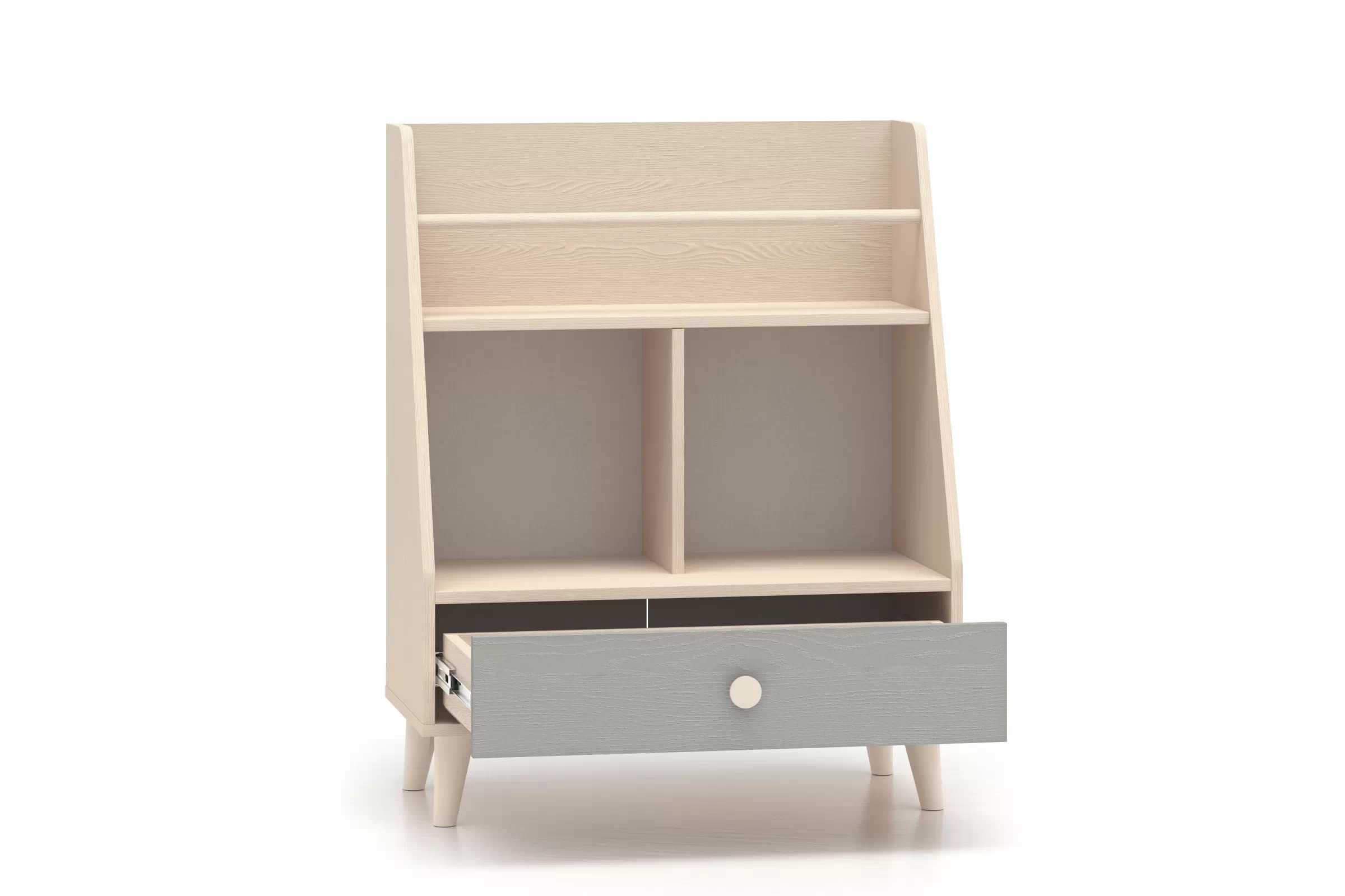 Dětský regál Marla 72 cm - pouštní písek / šedá pallad Regál Marla 72 cm - piasek pustyni / šedá pallad