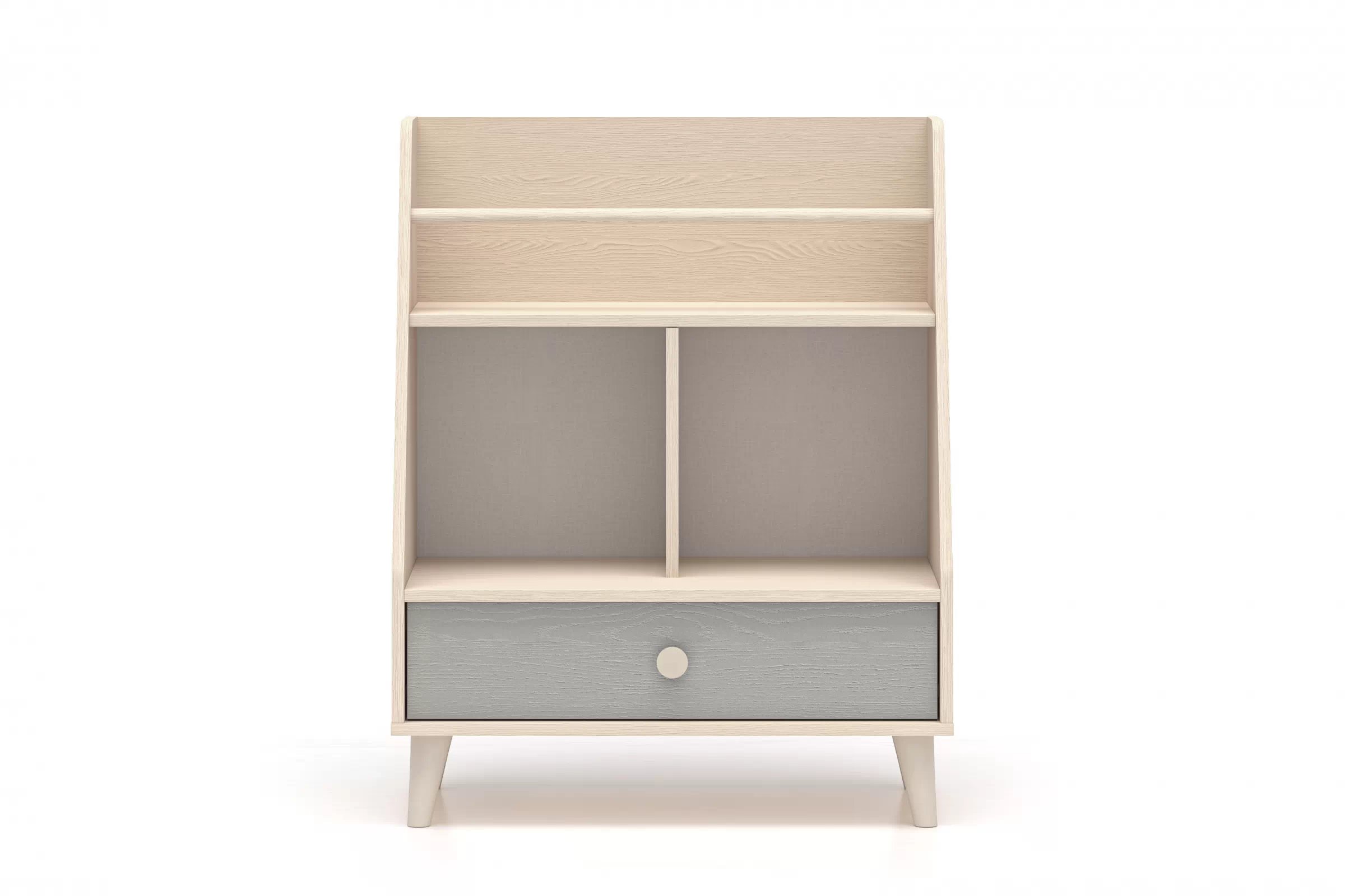 Dětský regál Marla 72 cm - pouštní písek / šedá pallad Regál Marla 72 cm - piasek pustyni / šedá pallad