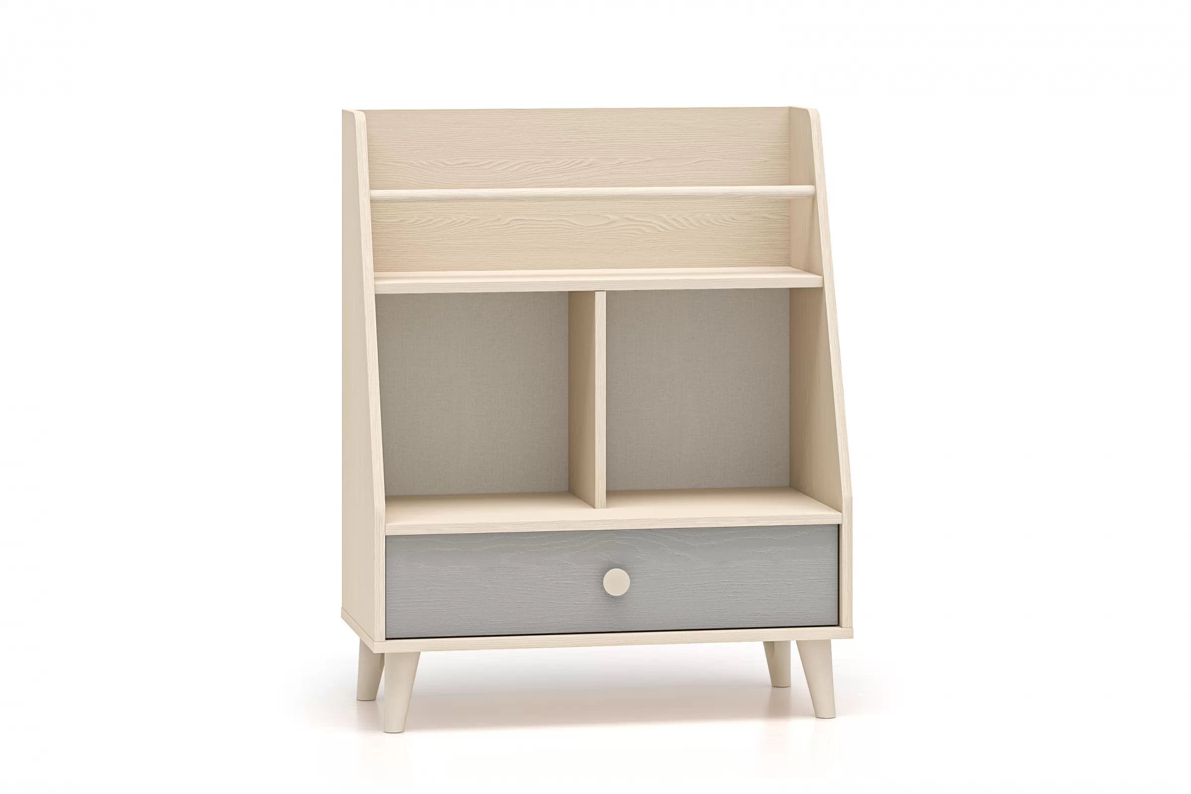 Dětský regál Marla 72 cm - pouštní písek / šedá pallad Regál Marla 72 cm - piasek pustyni / šedá pallad