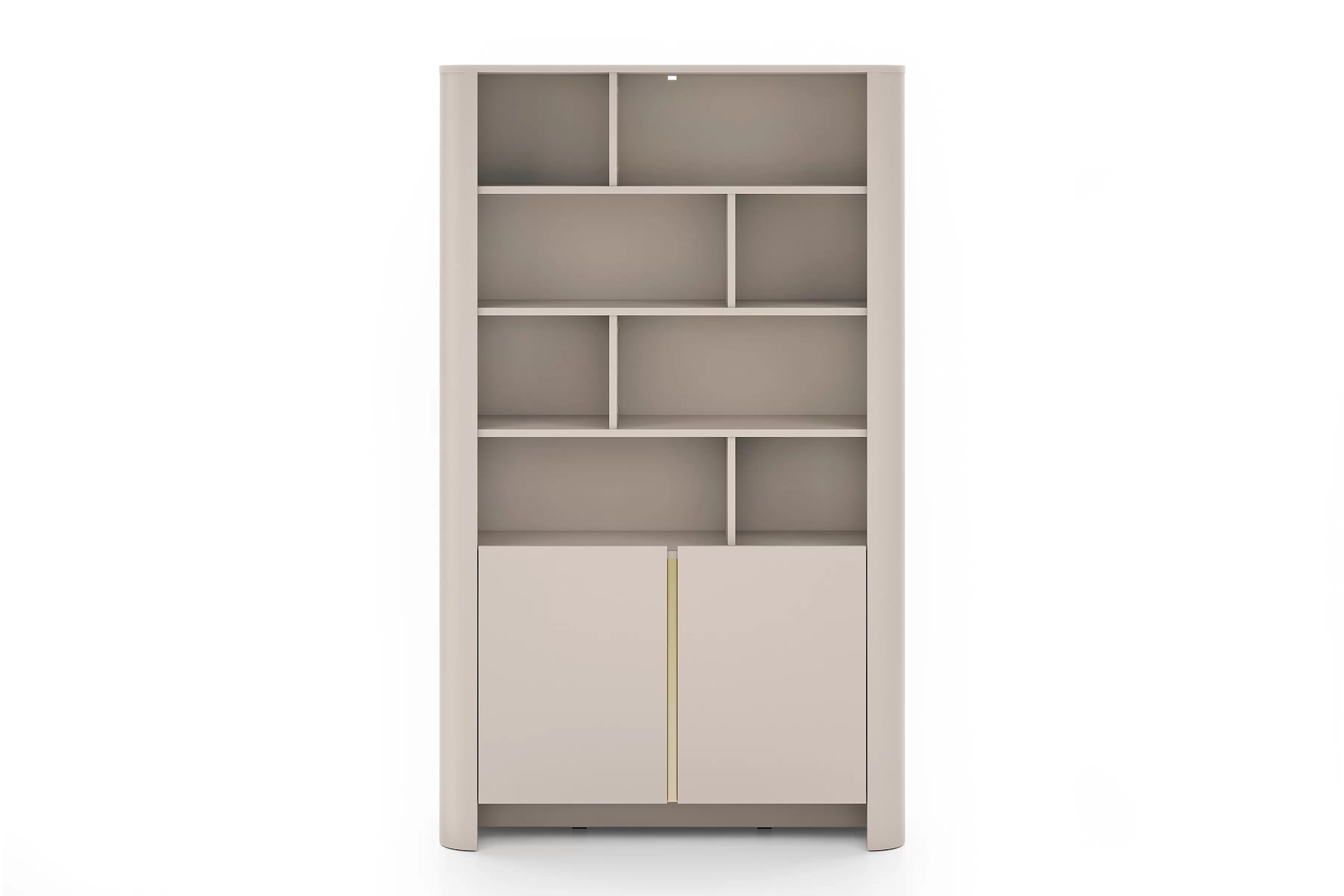 Regál Sorrenti 103 cm – kašmír / zlatá Regál Sorrenti 103 cm - kašmír / zlatá