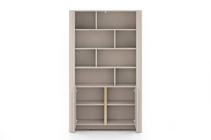 Regál Sorrenti 103 cm - kašmírový / zlaté nožičky Regál Sorrenti 103 cm - kašmír / zlaté
