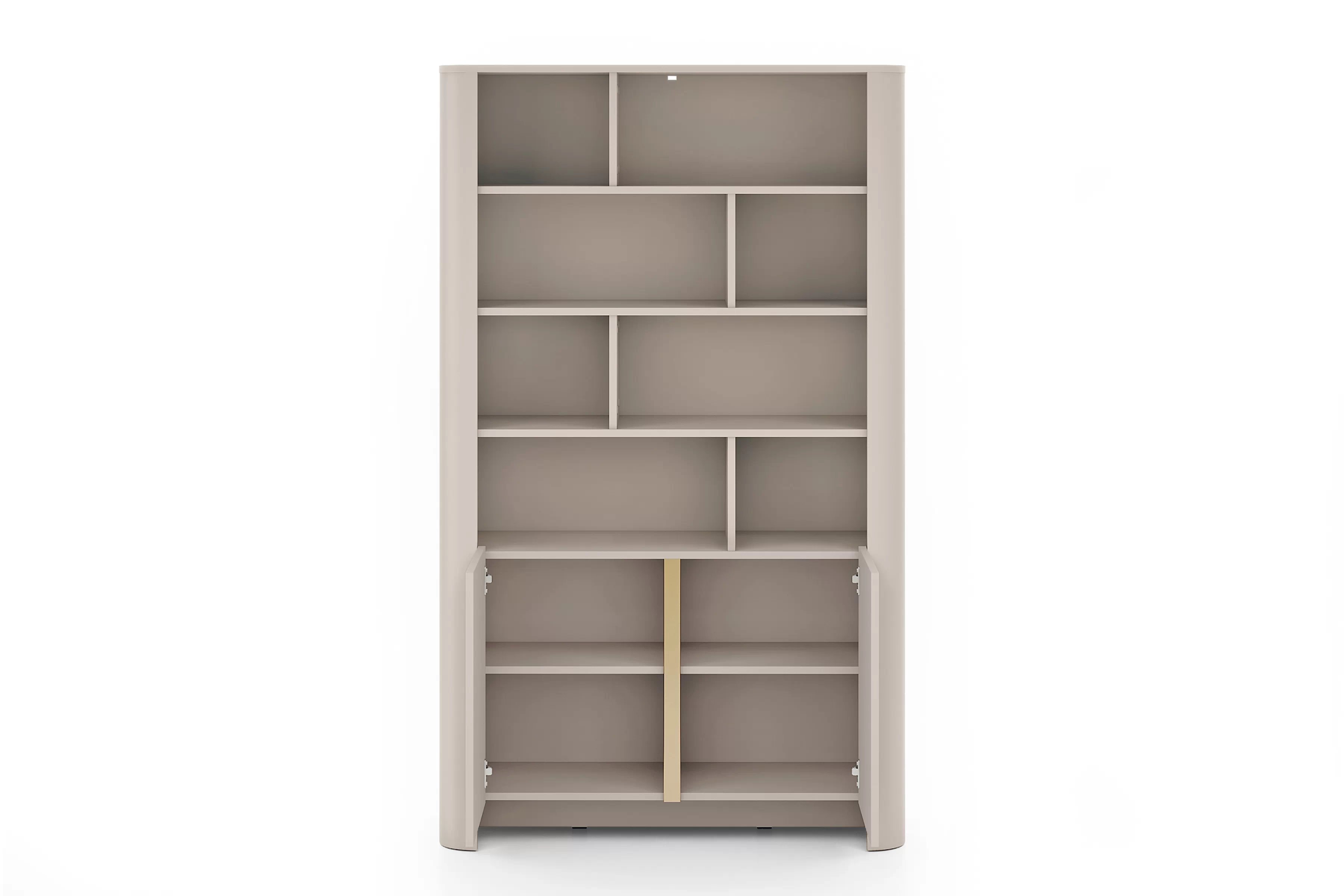 Regál Sorrenti 103 cm – kašmír / zlatá Regál Sorrenti 103 cm - kašmír / zlatá