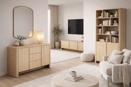 Regál Sorrenti 103 cm dvojdverový - dub vicenza Regál Sorrenti 103 cm dvojdverový - Dub vicenza