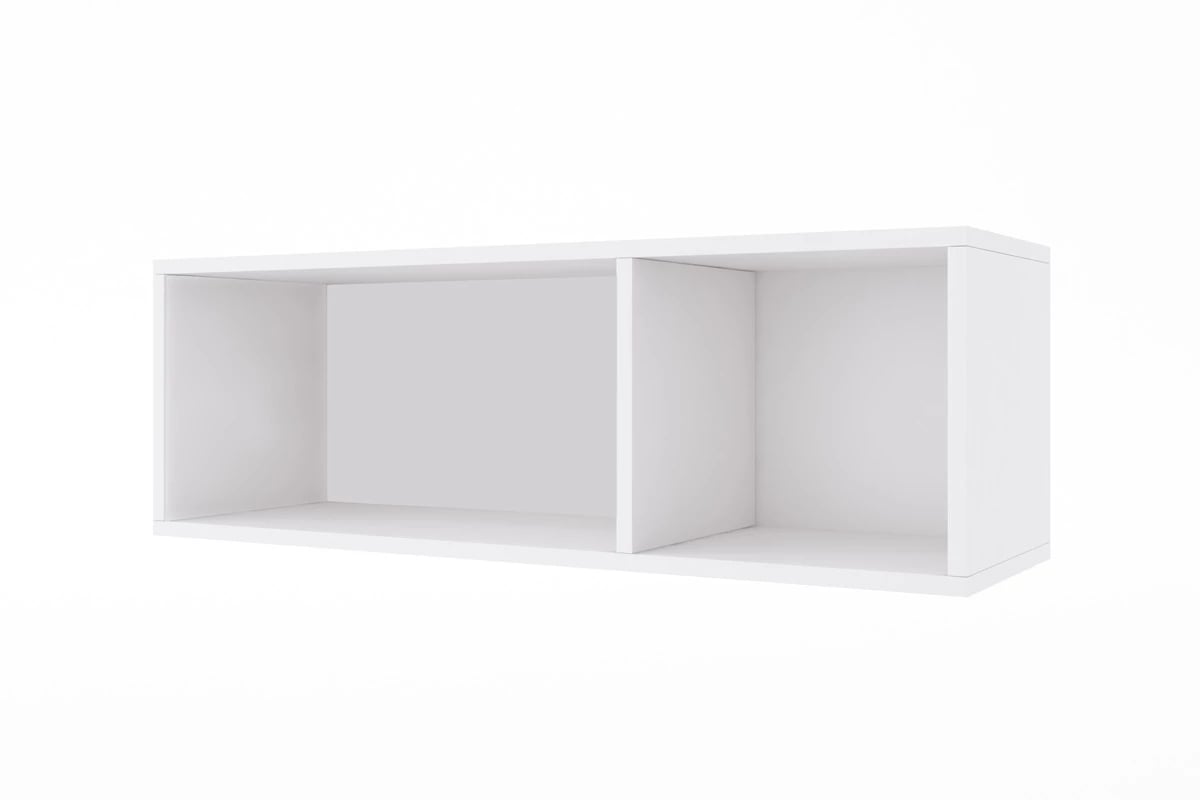 Regál závesný vertikálny Combo 7 - biely Regál combo