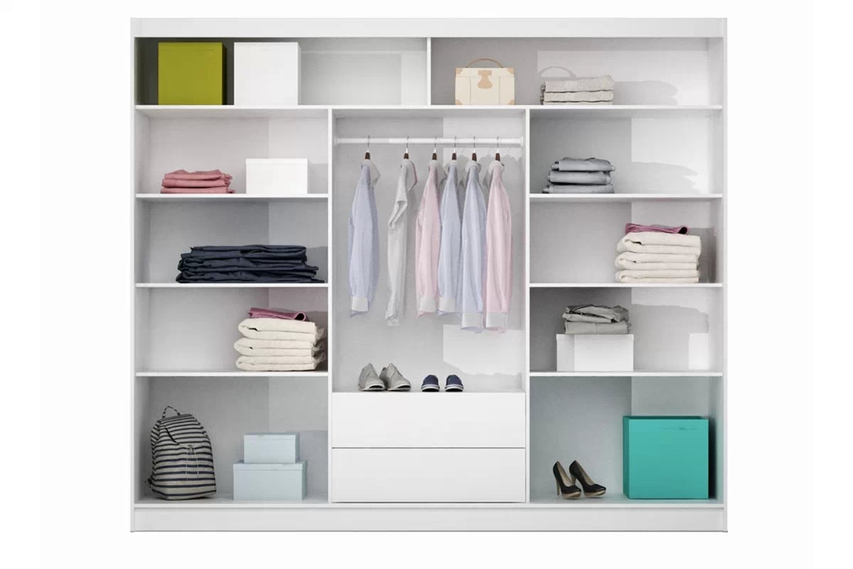 Skriňa Salwador 250 Country gray/lava Skriňa salwador 250 vnútro