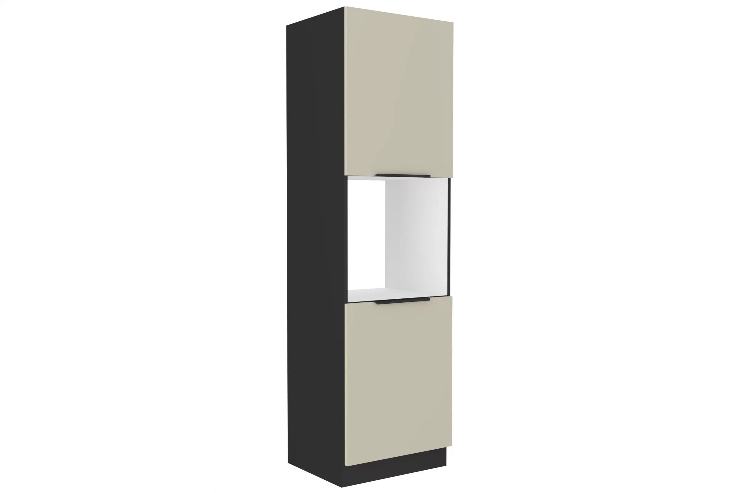 Vysoká kuchyňská skříňka Armonza 60 DP-210 pro vestavbu trouby - kašmír vysoká skříňka kuchenny Armonza 60 DP-210 dvoudveřový do zabudowy piekarnika - kašmír