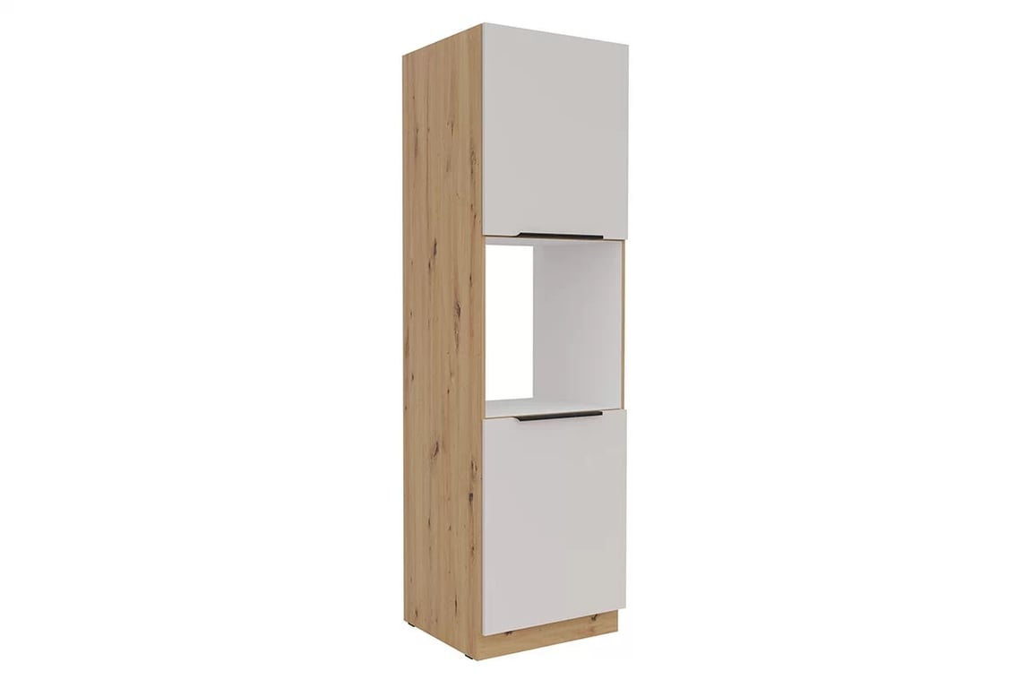 Kuchyňský sloupek Arvani 60 DP-210 pro vestavnou troubu - kašmír / dub artisan vysoká skříňka kuchenny Arvani 60 DP-210 pro zabudowy piekarnika - kašmír / dub artisan