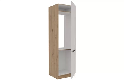 Kuchyňský sloupek Arvani 60 LO-210 pro vestavnou lednici - kašmír / dub artisan vysoká skříňka kuchenny Arvani 60 LO-210 pro zabudowy lodowki - kašmír / dub artisan