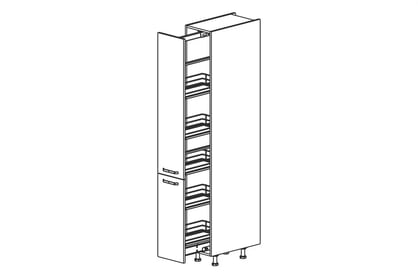 regál Kuchynský  KAMMONO P2 SCMAX30 s košíkom cargo