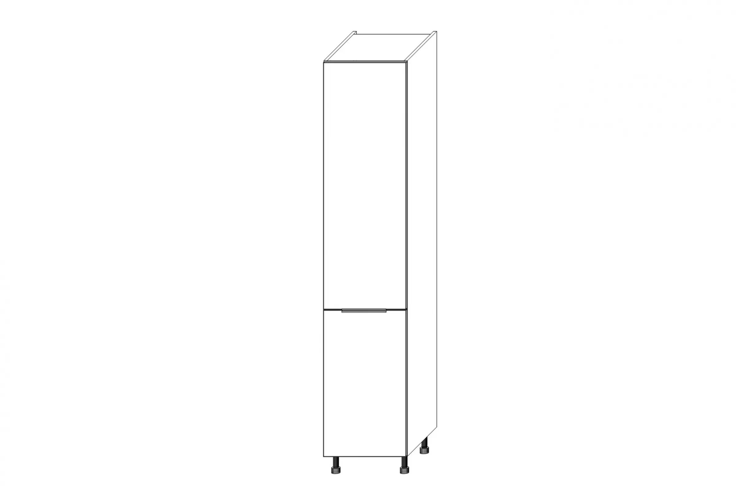 Vysoká kuchyňská skříň Kammono K2 SCMAX40 s výsuvným košem cargo vysoká skříňka kuchenny KAMMONO K2 SCMAX40 s košem cargo