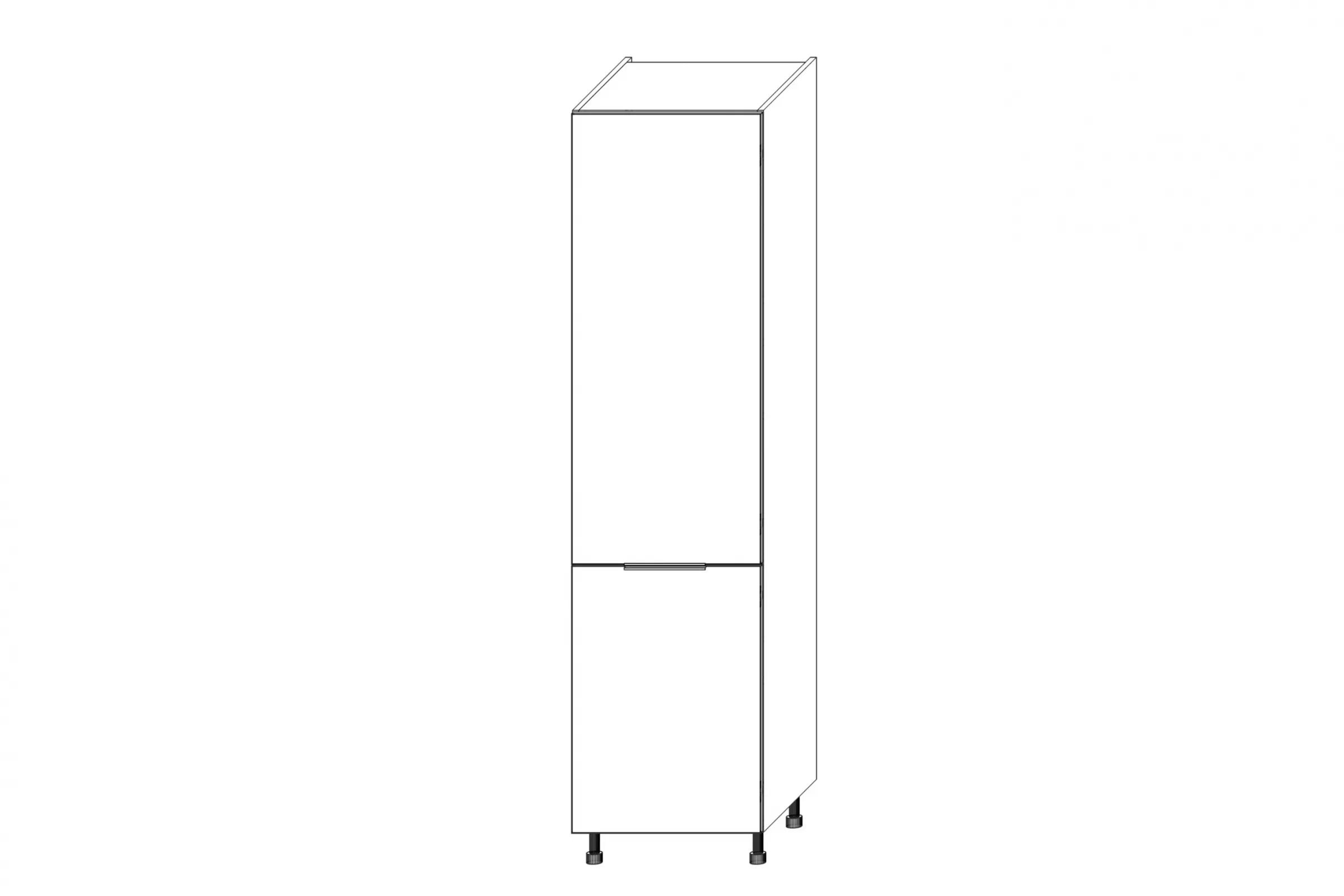 KAMMONO SD50D2 - Skrinka - P2 i K2 BLACK regál Kuchynský  KAMMONO K2 SD50D2 dvojdverový