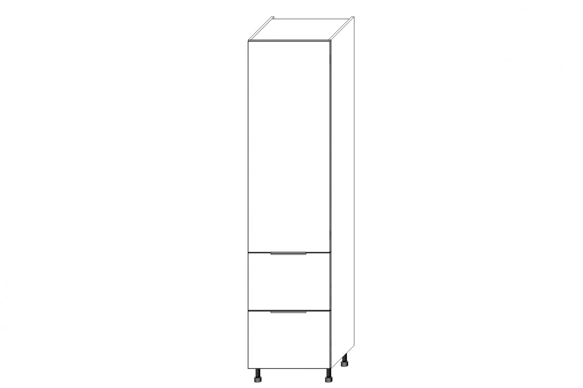 Vysoká kuchyňská skříň Kammono K2 SD50SS2/71 jednodveřová se 2 zásuvkami vysoká skříňka kuchenny KAMMONO K2 SD50SS2/71 jednodveřový z dwiema zásuvkami