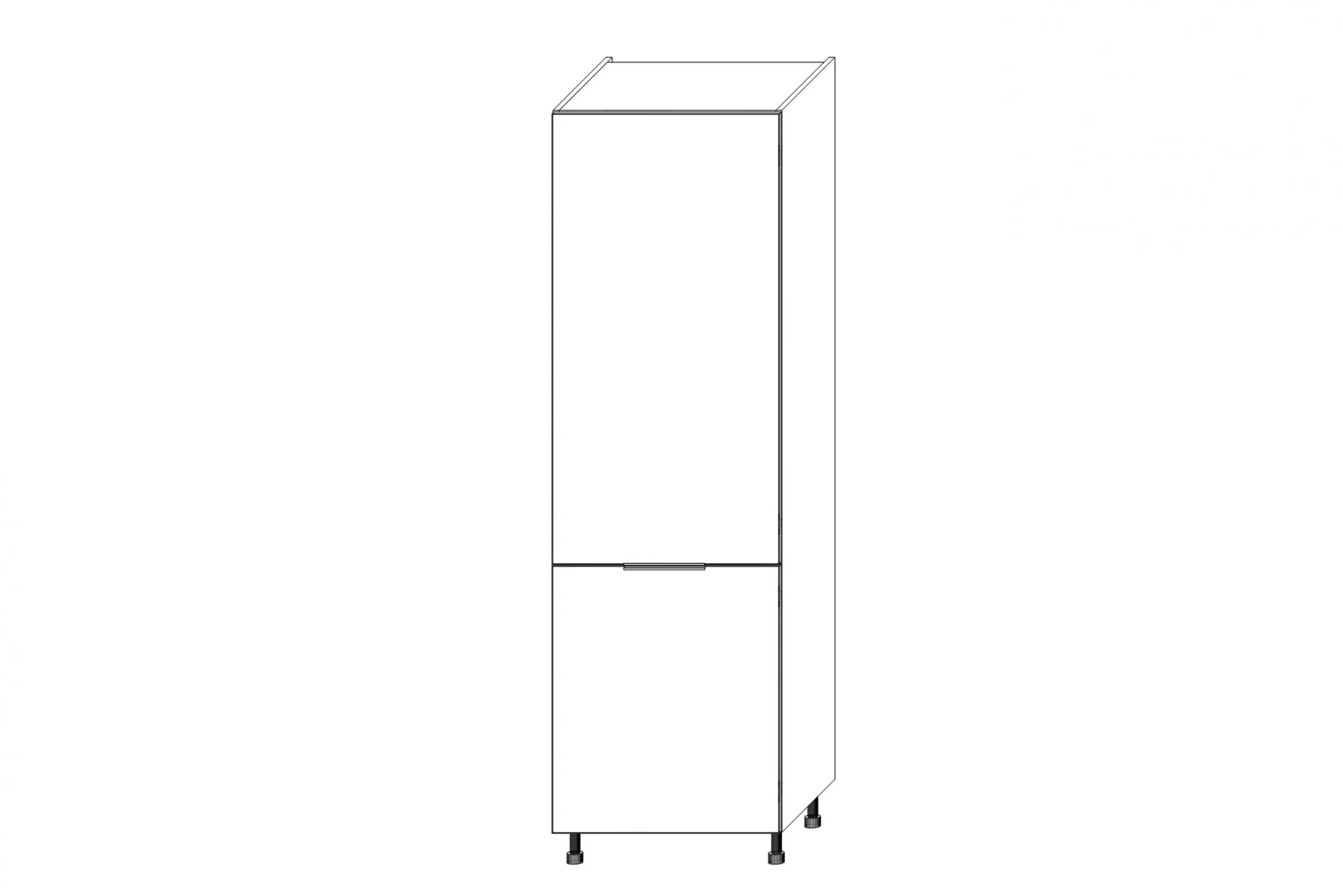 Vysoká kuchyňská skříň Kammono K2 SD60D2 dvoudveřová vysoká skříňka kuchenny KAMMONO K2 SD60D2 dvoudveřový