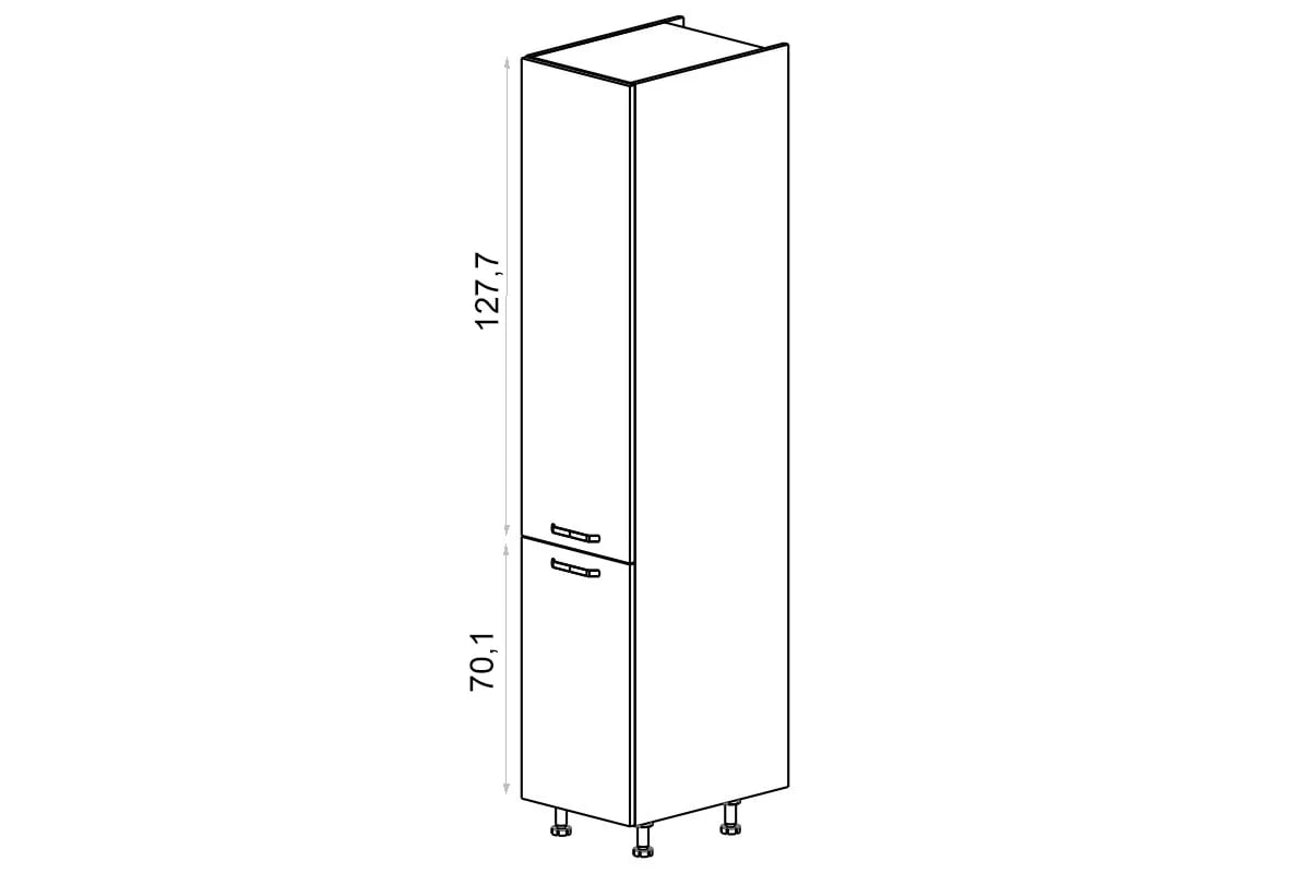 vysoká skříňka kuchenny KAMMONO P2 SD30D2/71 dvoudveřový vysoká skříňka kuchenny KAMMONO P2 SD30D2/71 dvoudveřový