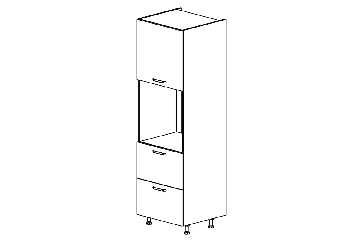 regál Kuchynský  KAMMONO P2 SDP60SS2 pre vstavanu ruru regál Kuchynský  KAMMONO P2 SDP60SS2 pre vstavanu ruru