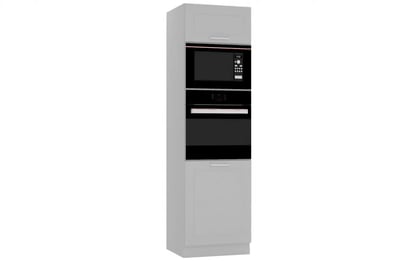 regál Kuchynský  Natalia D60 PK MV/2133 P/L pre vstavanu ruru i mikrofalowki - šedý mat