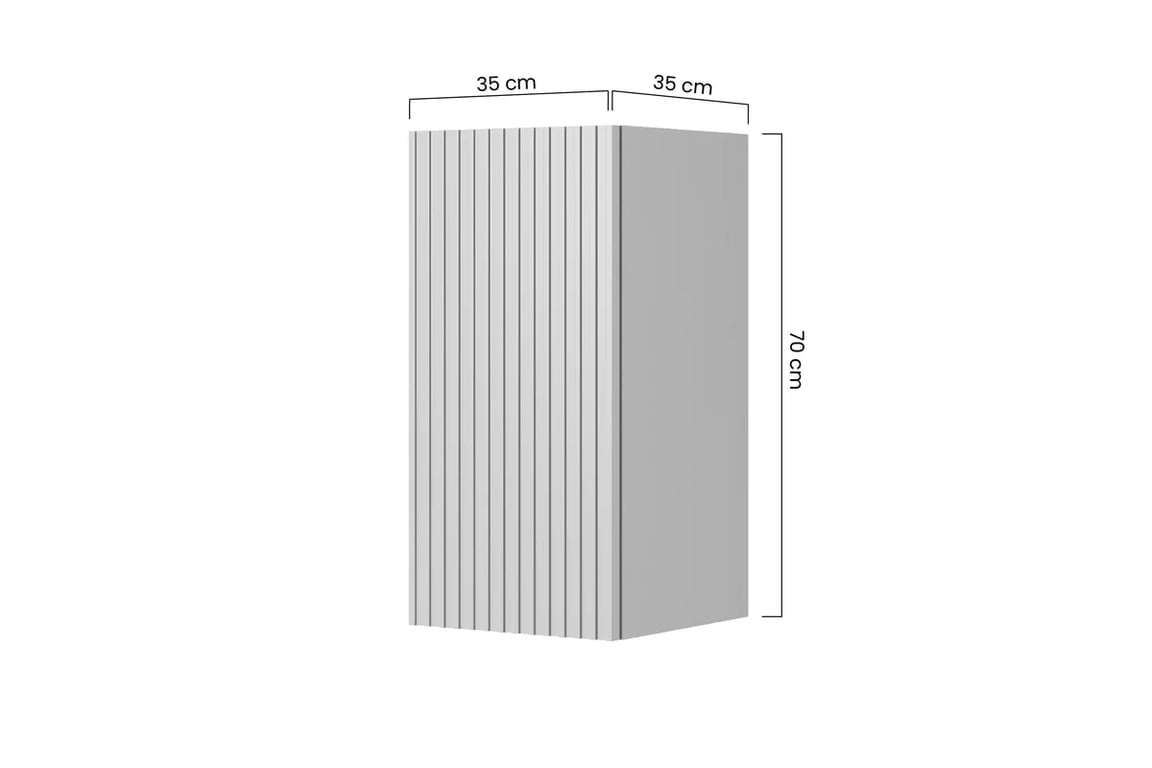 regál wiszacy Nicole 70 cm s frézovaným frontom - granat - Limitovaná ponuka regál wiszacy Nicole 70 cm s frézovaným frontom - granat