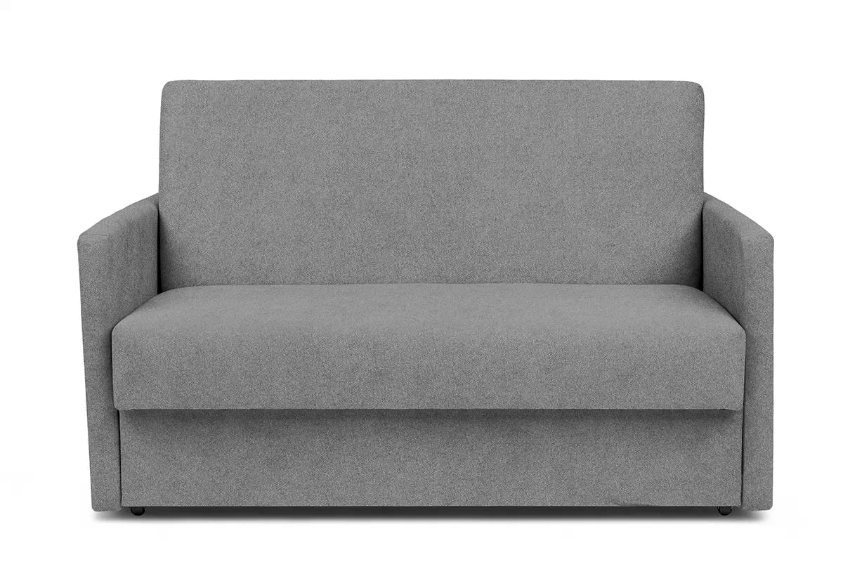 Rozkládací pohovka Jolka 120 cm - šedá Porto 34 Pohovka Amerykanka Jolka 120 rozkladana - šedá plecionka Porto 34 