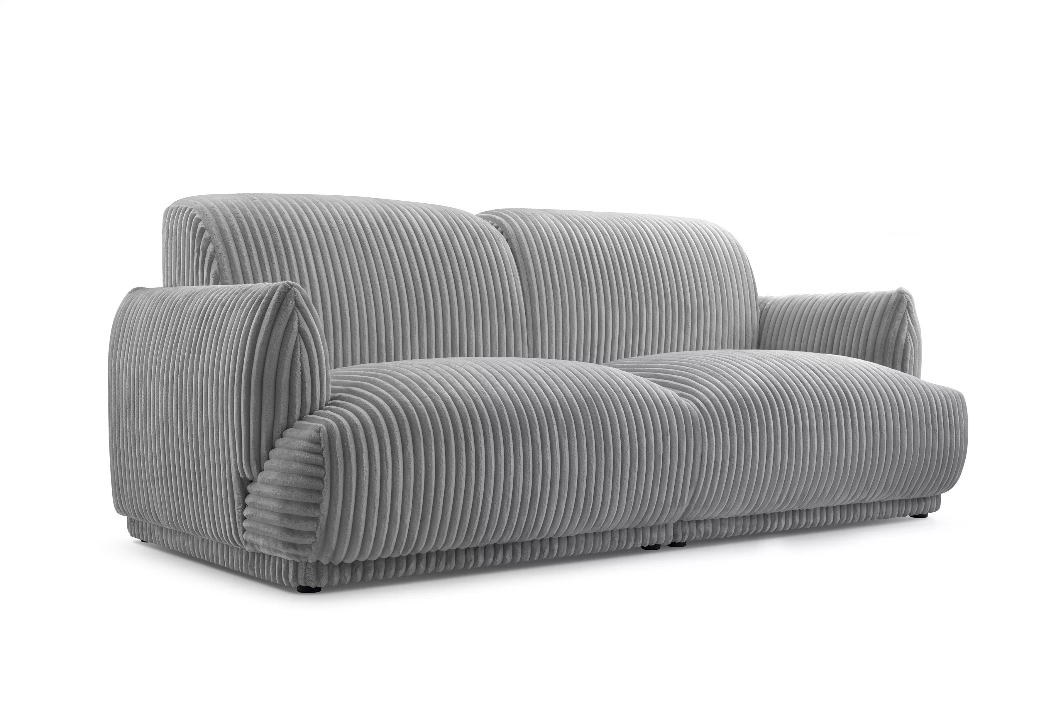 Pohovka Cubero - sivý plyš Tilia 90 Pohovka Cubero do obývacej izby - šedý plusz Tilia 90