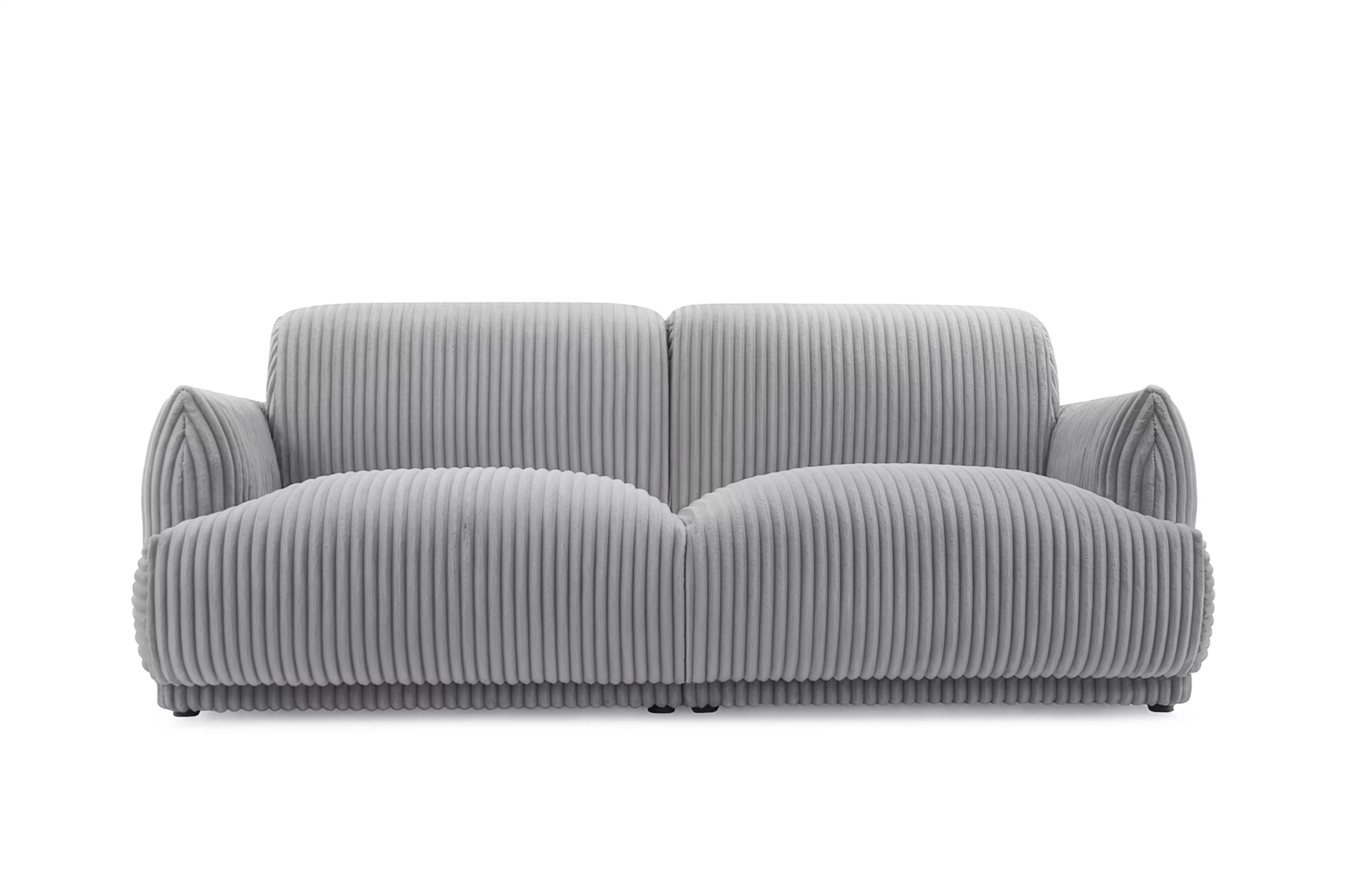 Pohovka Cubero - sivý plyš Tilia 90 Pohovka Cubero do obývacej izby - šedý plusz Tilia 90