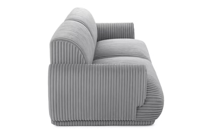 Pohovka Cubero do obývacího pokoje - šedý plyš Tilia 90 Pohovka Cubero pro obývacího pokoje - šedá plusz Tilia 90