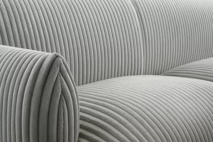 Pohovka Cubero do obývacího pokoje - šedý plyš Tilia 90 Pohovka Cubero pro obývacího pokoje - šedá plusz Tilia 90