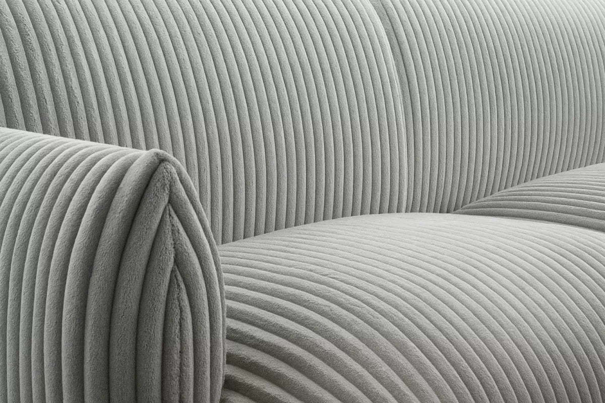 Pohovka Cubero - sivý plyš Tilia 90 Pohovka Cubero do obývacej izby - šedý plusz Tilia 90