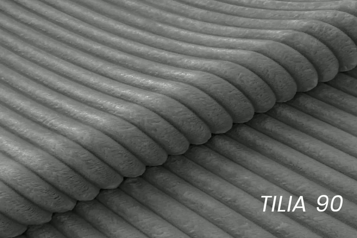 Pohovka Cubero - sivý plyš Tilia 90 Pohovka Cubero do obývacej izby - šedý plusz Tilia 90